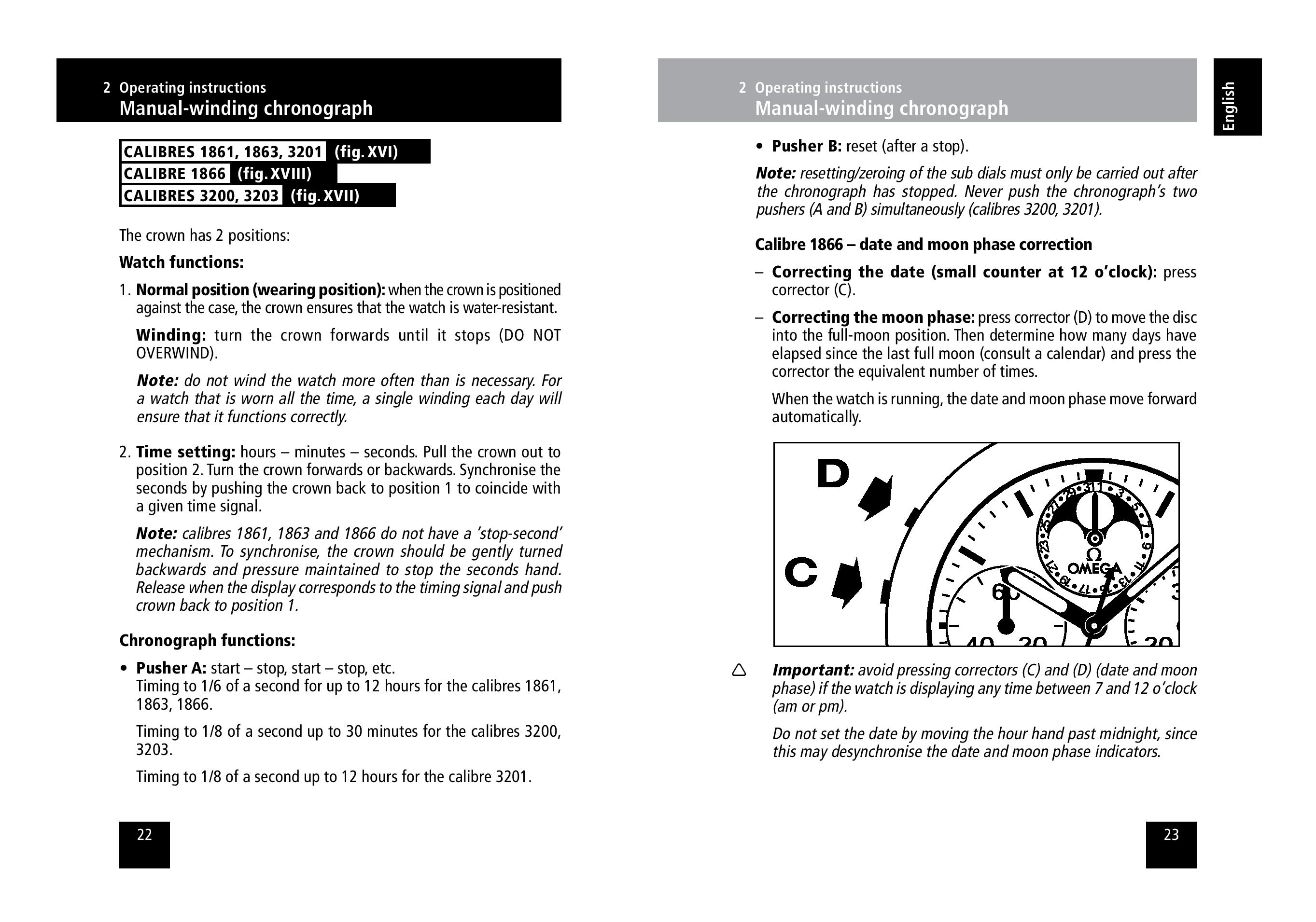 Omega User Manual - SpeedyWatches