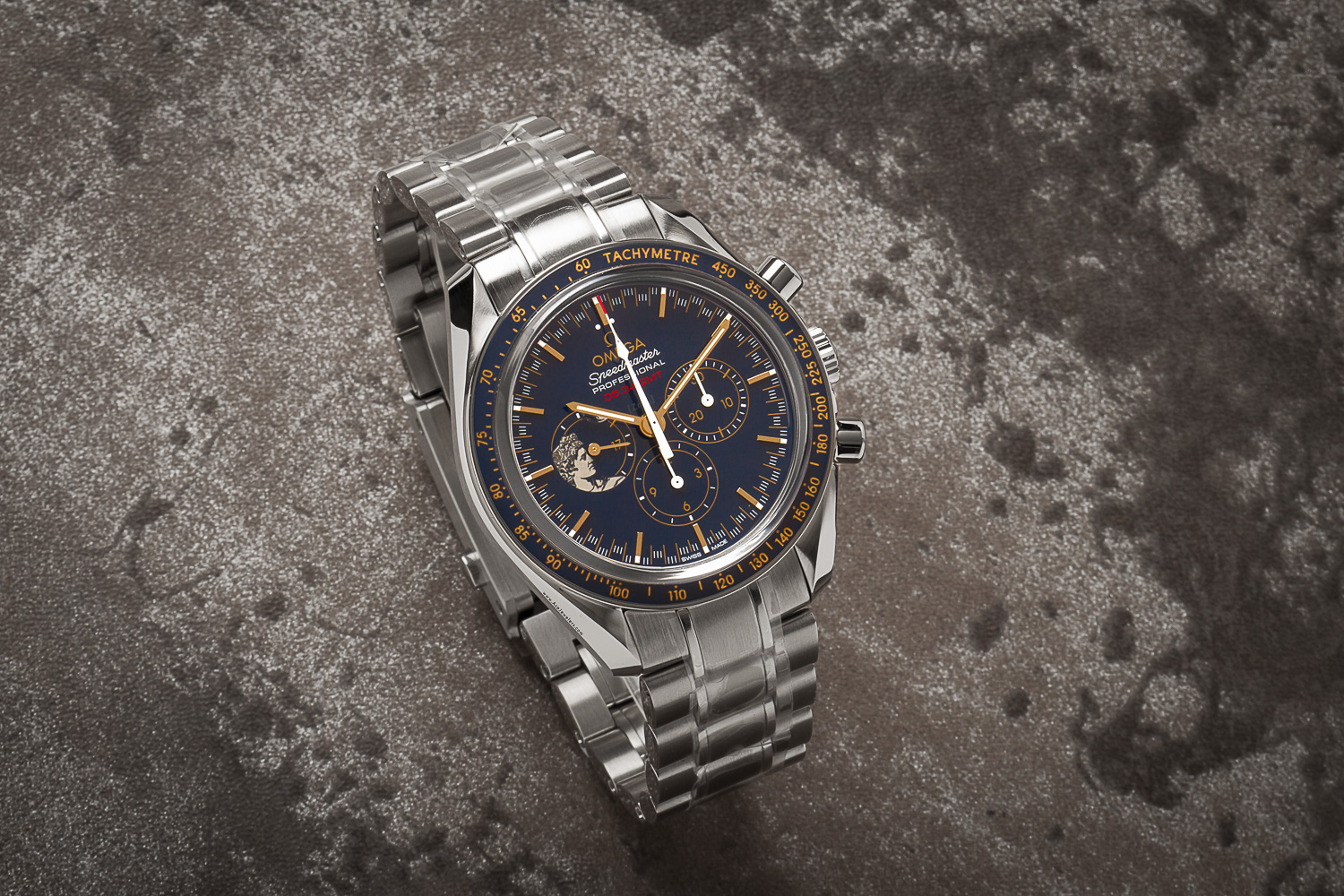 omega 45 anniversary moon watch